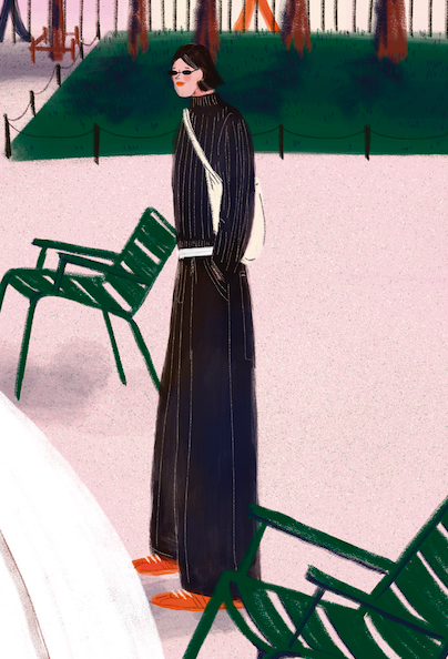 Jardin des Tuileries - Original Wall Art