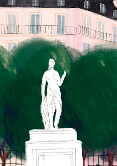 Jardin des Tuileries - Original Wall Art