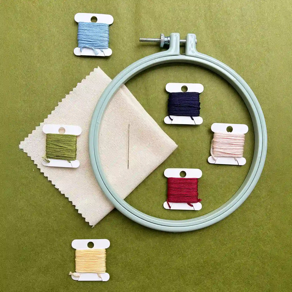 Pack Aprende a bordar: Guía para aprender a bordar + Materiales