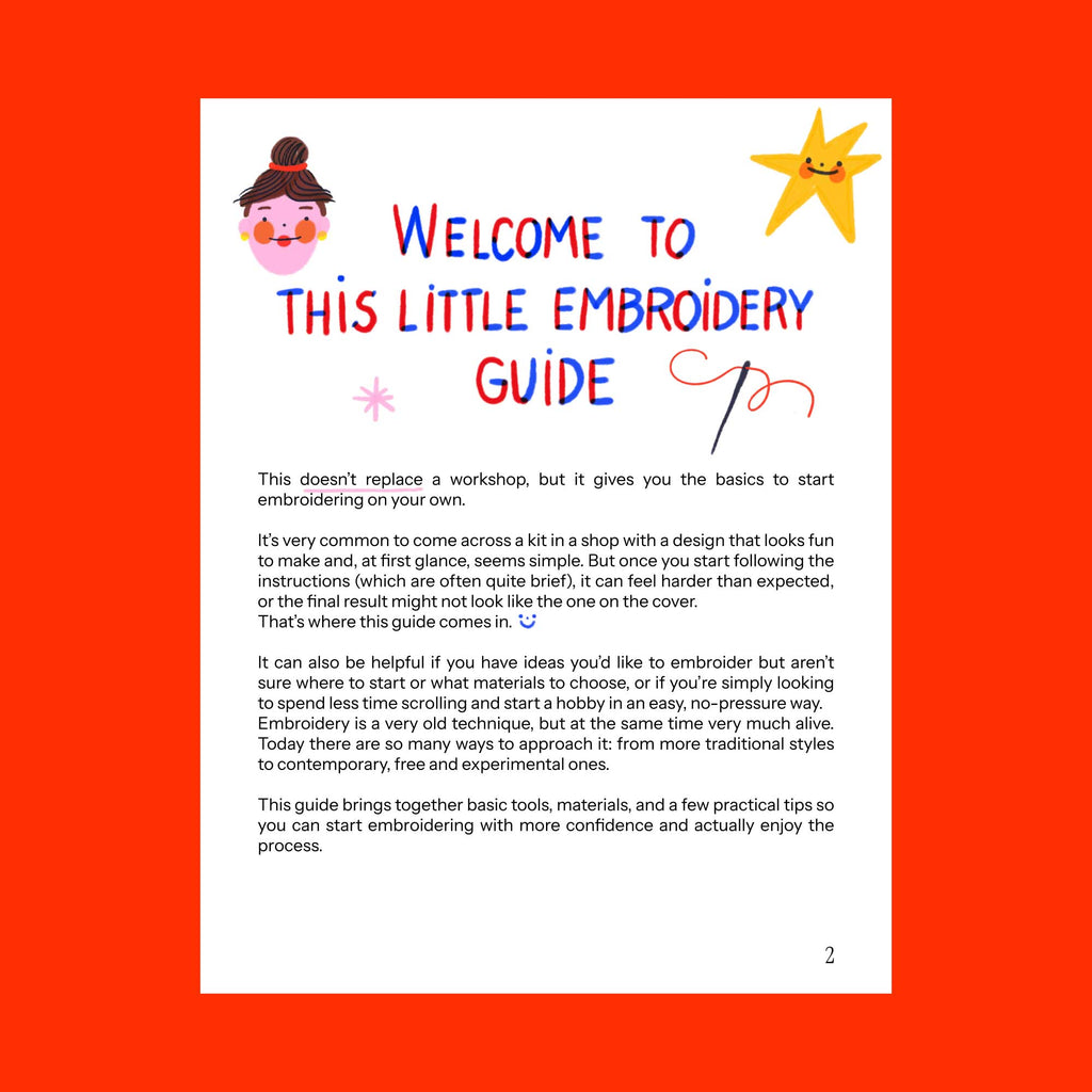 Embroidery Guide in English - Learn to Stitch from Scratch (eBook)