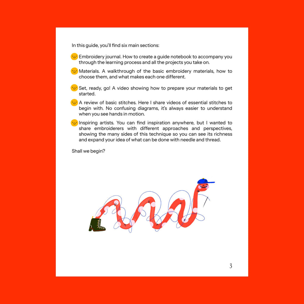 Embroidery Guide in English - Learn to Stitch from Scratch (eBook)