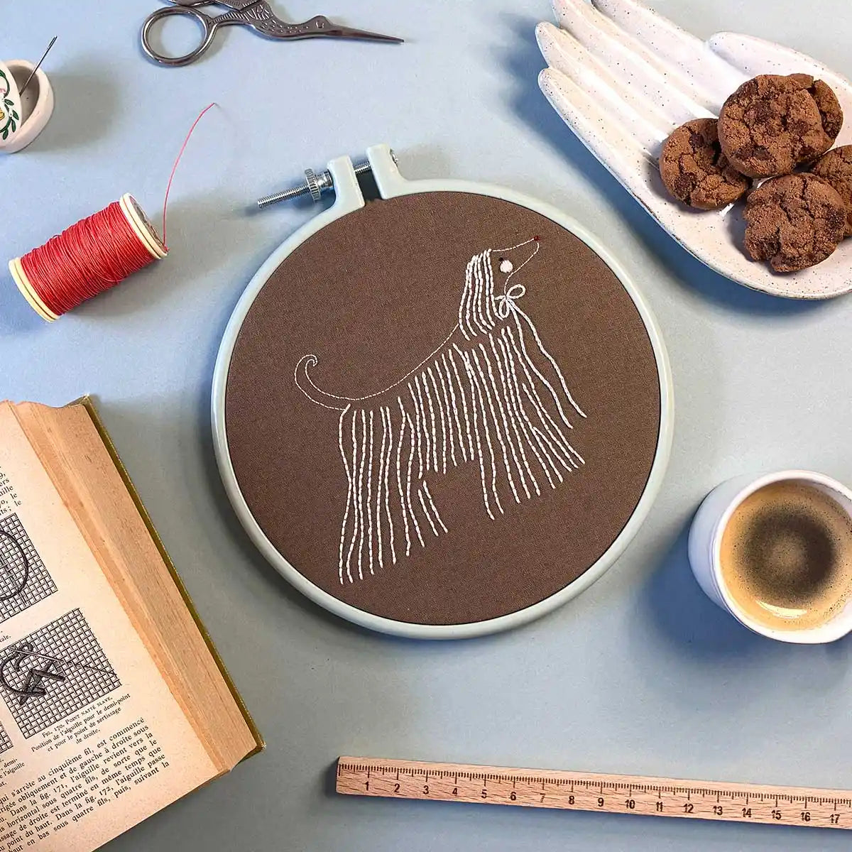 Kit de broderie #4 + Guide numérique, Motif original en édition limitée pour débutantes