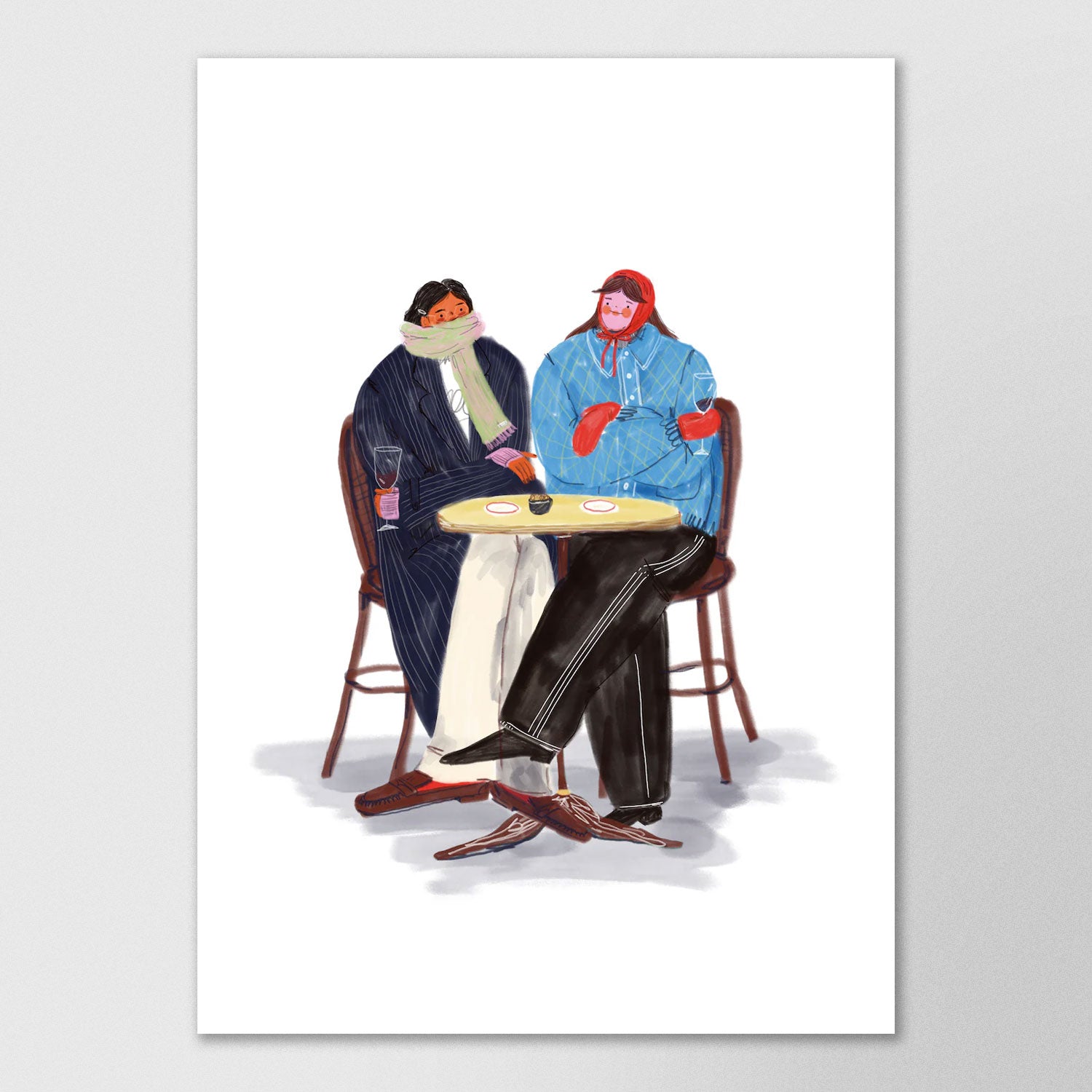 Winter Terrace – Original Wall Art