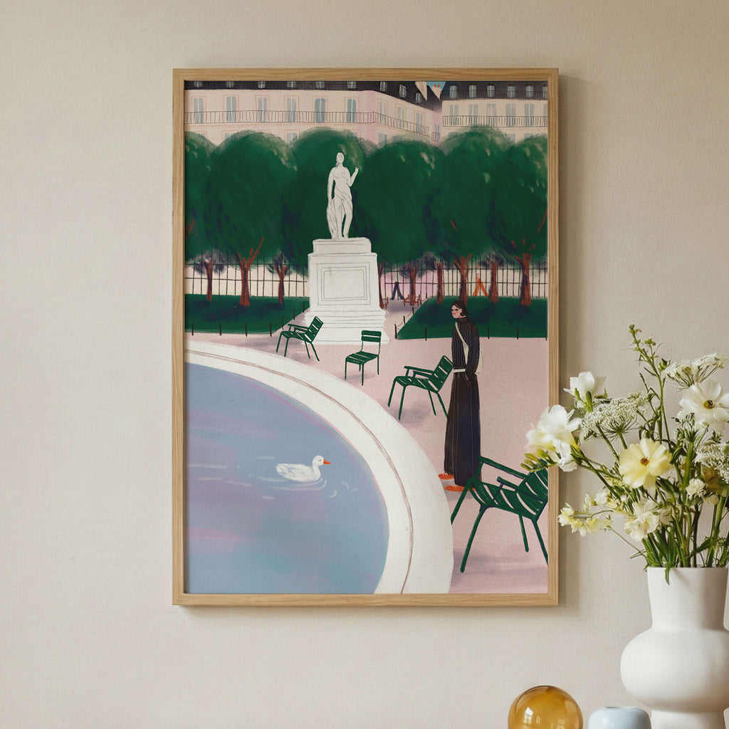 Jardin des Tuileries - Original Wall Art